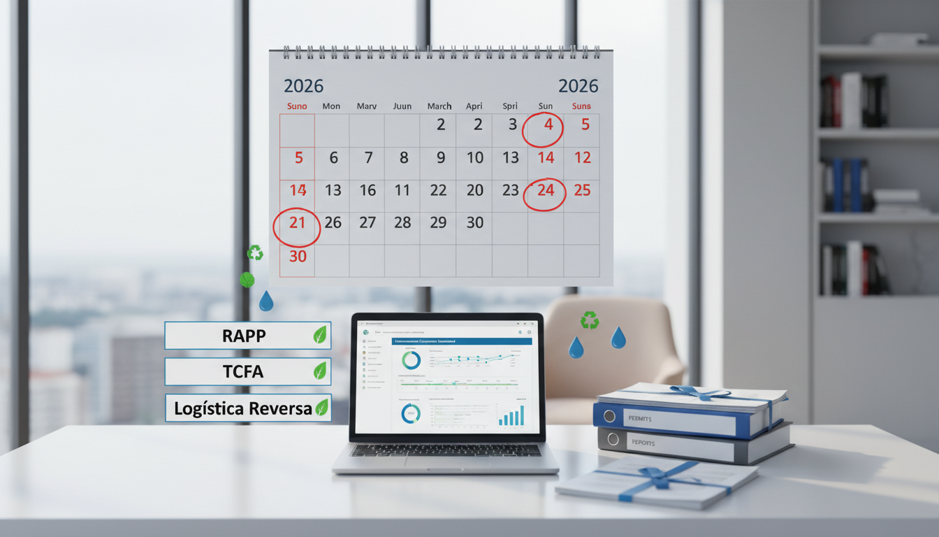 Calendário Ambiental 2026: Prazos Federais e Estaduais (1º Semestre)
